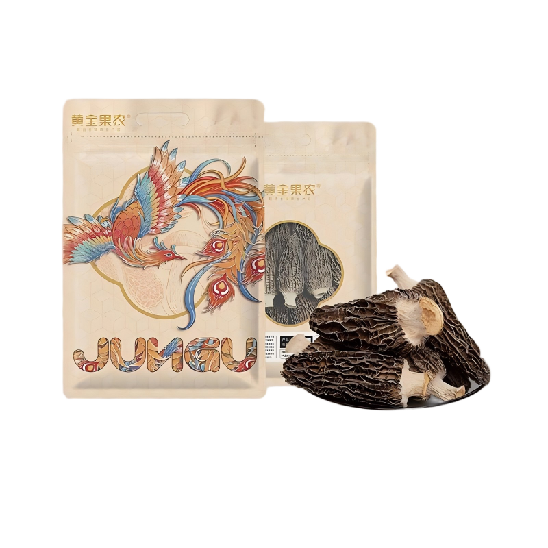黄金果农羊肚菌80克袋装精选野生菌菇干品天然营养健康美味