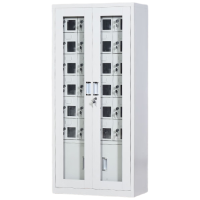 锦北手机存放柜钢制手机保管箱电子设备管理柜24门下档充电柜[外玻]