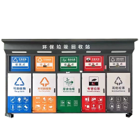 盛辉嘉业 智能垃圾分类房回收亭驿站户外社区工厂家环保回收投放站定制