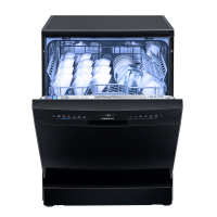 SIEMENS/西门子独立式家用独嵌两用全自动洗碗机智能除菌12套 SJ23HB01KC 黑色