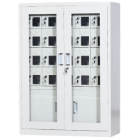 锦北手机存放柜钢制手机保管箱电子设备管理柜20门下档充电柜[外玻]