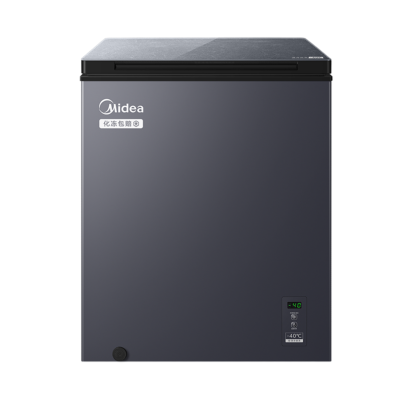 美的(Midea)[速冻王]145升冷藏家用冷柜冰柜冰箱-40℃超低温80%减霜一级能效玻璃BD/BC-145KGEM