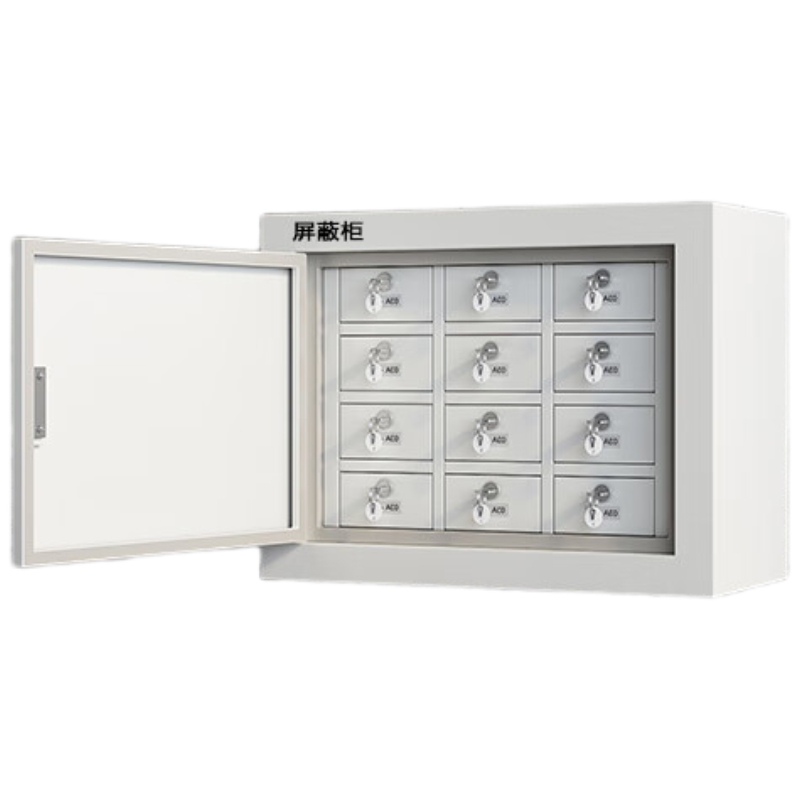 晋舰手机屏蔽柜考场会议室保密机关存放柜 壁挂款12格