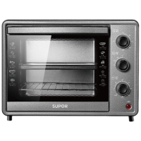 苏宁宜品左开立式电烤箱30升双层独立控温4加热管定时功能家用厨房电器