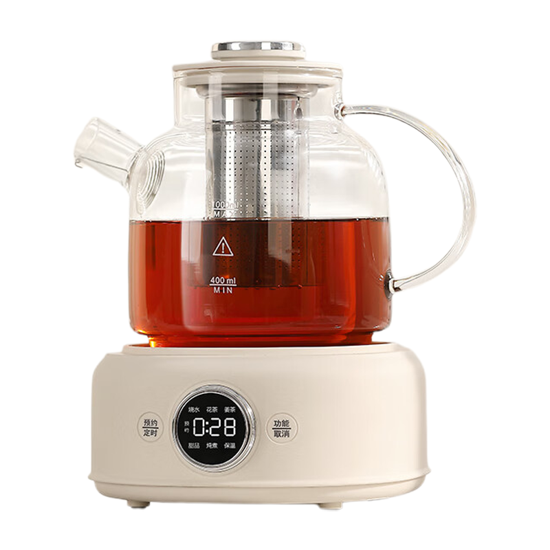 LOTOR养生壶1L大容量低音烹煮智能触屏化繁为简滤筒款D11