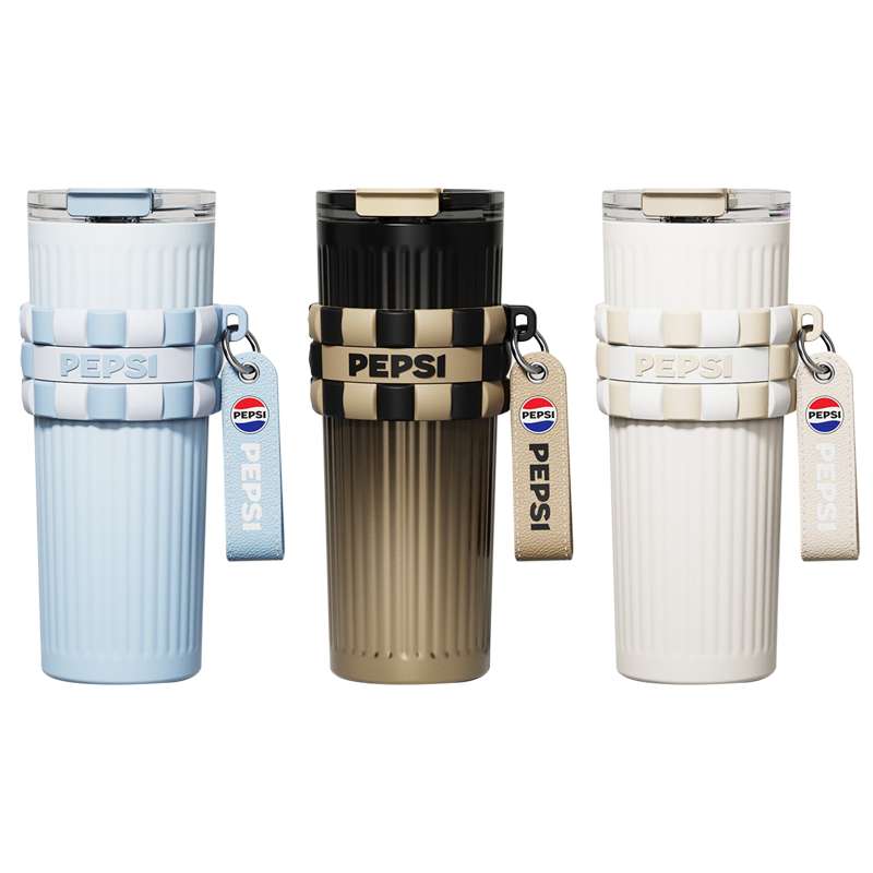 百事保温杯650ml旋转不洒漏BS-S-650-011(颜色随机)