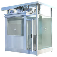 盛辉嘉业 防弹岗亭户外不锈钢治安执勤亭 站岗门卫室治安亭