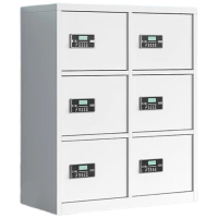 锦北保密柜铁皮文件柜带锁储物柜资料办公室保险柜六门电子锁