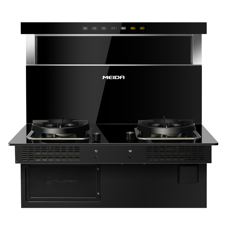 美大(MEIDA)嵌入式集成灶分体式F1Pro(JJZY-2201H) 燃气灶烟灶联动安装厨房烟灶套餐 挥手智控 液化气