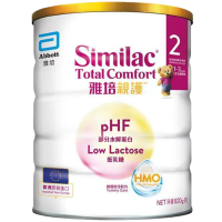 雅培(Abbott)港版心美力部分水解蛋白2段820g/罐装 Similac亲护系列 成长保护力宝宝奶粉2段(1-3岁)