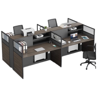 苏宁 质凡 办公家具 员工位现代简约办公桌职员桌 1.2米单人位含柜