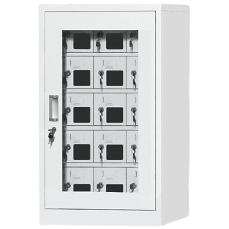 锦北手机存放柜钢制手机保管箱电子设备管理柜15门充电柜[外玻]
