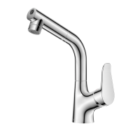 九牧(JOMOO)面盆水龙头冷热水升降抽拉式漱口水双水花卫生间浴室台盆龙头32810-649