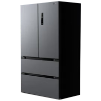 [官方正品]美的532法式多门四开门冰箱变频一级能效家用无霜双系统双循环大容量智能MR-532WFPZE以旧换新苍穹灰