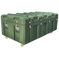 锦北滚塑箱空投箱物资箱户外野营便携式多功能器材周转箱1400*800*500