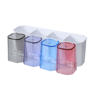 牙刷置物架免打孔挂墙式卫生间收纳置物漱口杯架子牙杯浴室置物架