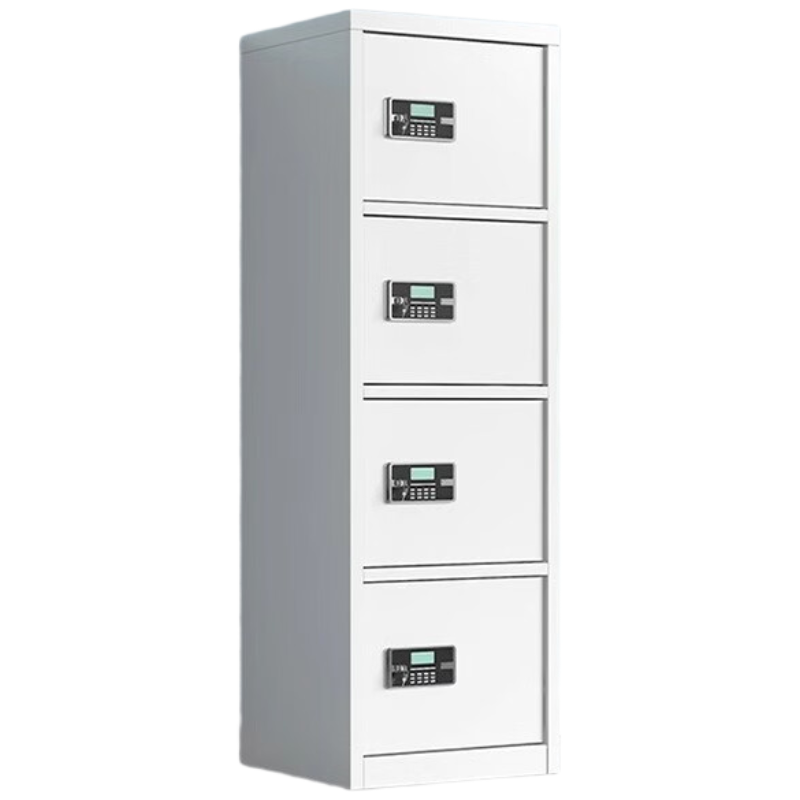 锦北保密柜铁皮文件柜带锁储物柜资料办公室保险柜垂直四门电子锁