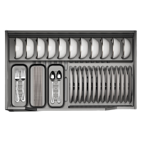 枪灰拉篮厨房橱柜调味不锈钢双层抽屉式碗架碗盘收纳滑轨厨柜碗篮