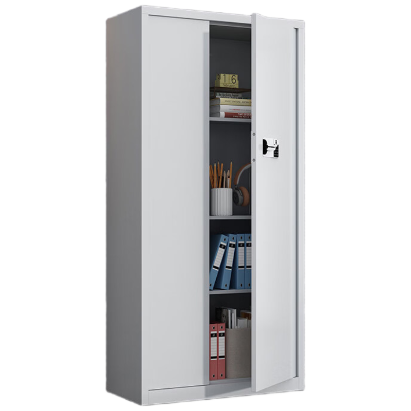 晋舰保密柜加厚文件柜资料柜档案柜铁皮柜通门无斗国宝指纹锁常规款0.6mm