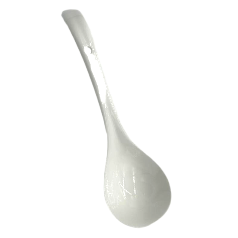 先互丁 陶瓷大汤勺 头宽8cm,全长16cm 个