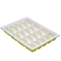 金桂昊 一次性饺子打包盒 20格黄白色带盖*400套 箱