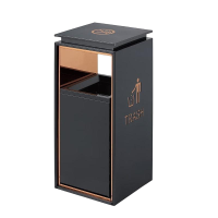 先互丁 不锈钢垃圾桶轨道桶 多规格 个