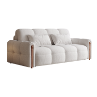 欧梵森智能电动沙发床可折叠伸缩一体两用发现代简约小户型客厅阳台亲肤雪花绒单双人沙发