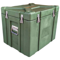 戴劲滚塑箱空投箱物资箱户外野营便携式多功能器材周转箱600*480*500