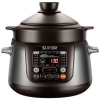 苏宁宜品TG40YC5 4L机械式温控电炖锅 家庭快速炽陶炖锅单胆大容量