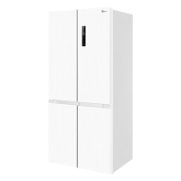 [官方正品]美的515升十字对开门制冰盒四开门家用双系统PT净味一级能效电冰箱 MR-540WSPZE白以旧换新