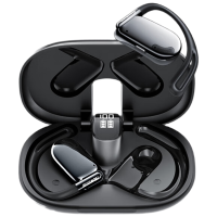 苏宁宜品纽曼Q10骨传导蓝牙耳机内置麦克风挂耳稳固无线操控白