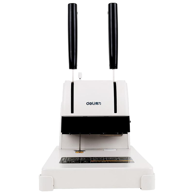 得力3888财务凭证装订机 热熔铆管手动打孔装订机 可装订30mm 单位/台