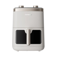 九阳空气炸锅6L手柄握感舒适双旋钮调时控温电镀KL60-V570