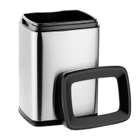 先互丁 不锈钢垃圾桶直投桶 240*190*340mm(10L) 个