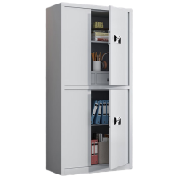 锦北保密柜旗舰文件柜资料柜档案柜铁皮柜通双节带斗国宝指纹锁旗舰款1.0mm