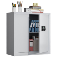 晋舰保密柜加厚文件柜智能锁资料柜档案柜铁皮柜单节无斗 电子锁0.6mm