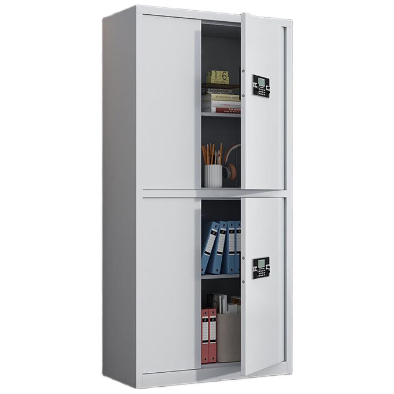锦北保密柜旗舰文件柜智能锁资料档案柜铁皮柜通双节无斗电子锁旗舰款1.0mm