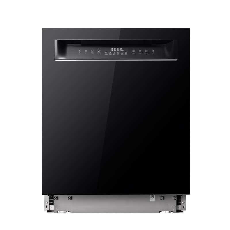 [自动开关门]老板(Robam)盐系W76D-G1 Ultra火山盐黑150L以上大容量嵌入式洗碗机家用全自动紫外消毒