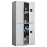 晋舰保密柜旗舰文件柜智能锁资料档案柜铁皮柜通双节无斗指纹锁旗舰款1.0mm