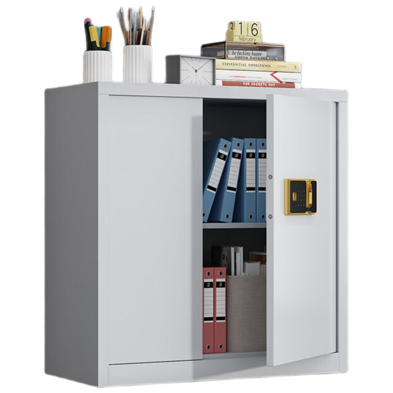 锦北保密柜旗舰文件柜智能锁资料柜档案柜铁皮柜单节无斗指纹锁旗舰款1.0mm