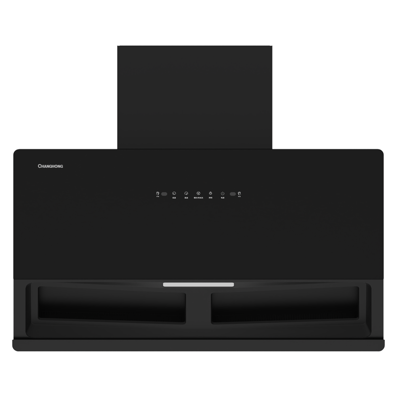 长虹侧吸24m³大吸力双腔近吸500Pa静压拉伸面板挥手智控热炫洗烟机CXW-310-J252