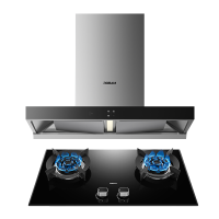 [变频]老板(ROBAM)烟灶套餐两件套 欧式触控式挥手智控24立方抽油烟机5.2kW灶具厨电套装60X6S+57B0X