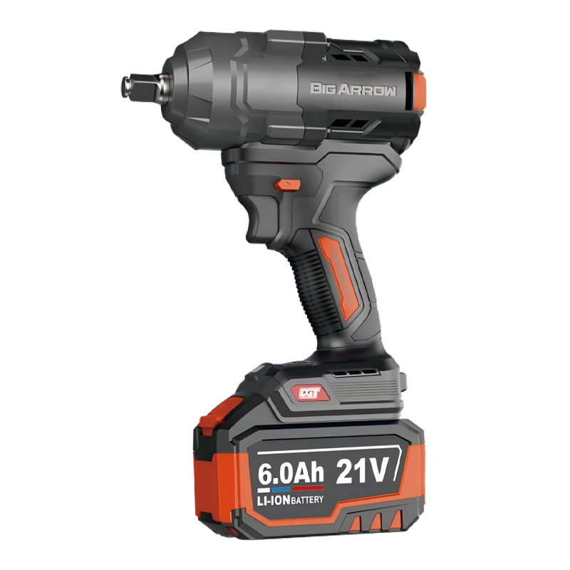 华丰巨箭 无刷锂电冲击扳手两电一充套装 BA-99018/21V 6.0Ah(1.8A座充)套