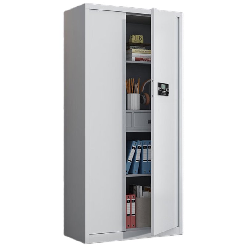 锦北保密柜旗舰文件柜智能锁资料柜档案柜铁皮柜通门带斗电子锁旗舰款1.0MM