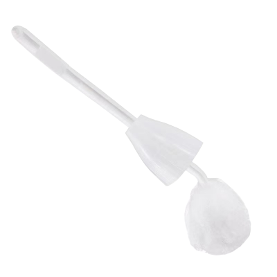 炯毅 软毛马桶刷挤水恭刷厕所刷酒店家居用清洁坐便器洁厕刷子 马桶刷 软毛 38cm*8cm 个