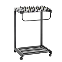 炯毅 雨伞架子大堂收纳架雨伞放置架酒店公司落地式伞架 雨伞架 18头带锁 个