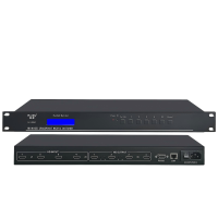 惠度(HuiDu)AV-HD04F专业固态高清视频矩阵4进4出高清输入输出视频无缝切换器视频拼接处理器