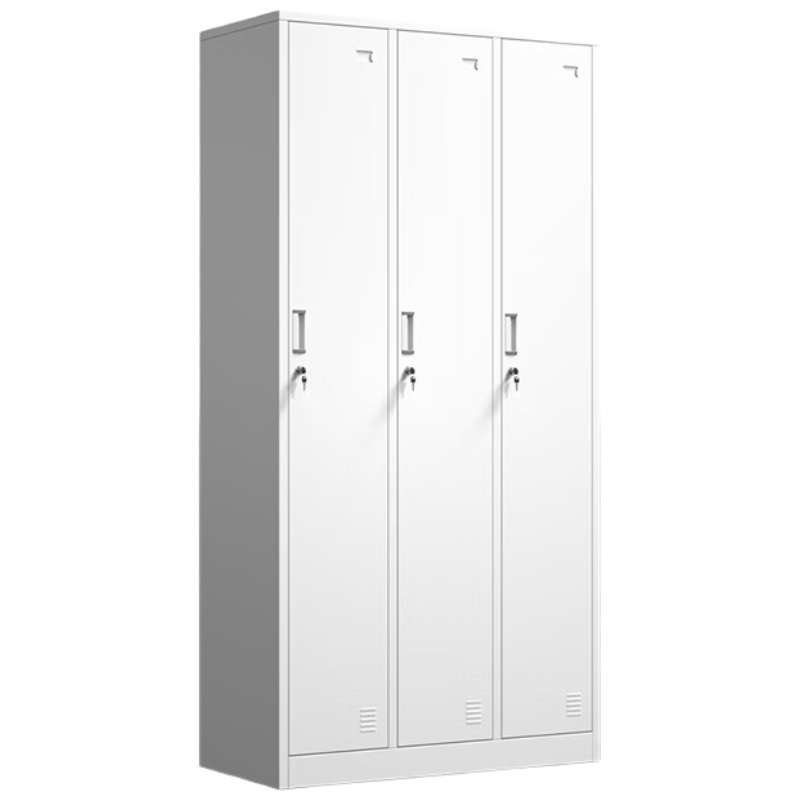 苏宁 质凡 办公家具 三门更衣柜储物柜带锁多门柜/ZF-GYG006/900*420*1800