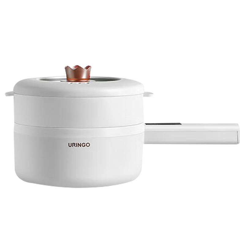 七彩叮当电煮锅3L隔热防烫导热快速受热均匀蒸笼款SD04Z