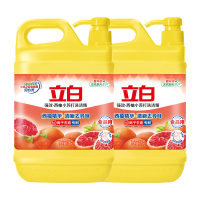 立白西柚小苏打洗洁精1kg*2桶离子去油清新去异味